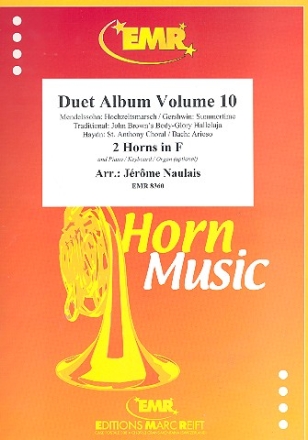 Duet Album vol.10 for 2 horns in F (piano/keyboard/organ ad lib) 2 scores