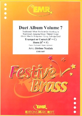 Duet Album vol.7 for trumpet (cornet) and horn (piano/keyboard/organ ad lib) 2 scores