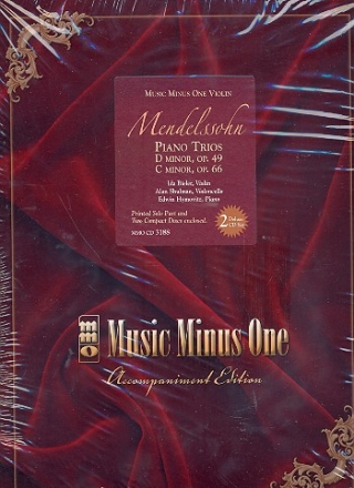 Piano Trios op.49 and op.66 (+2 CD's) printed violin part
