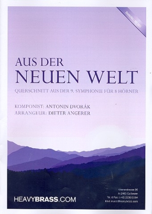 Aus der neuen Welt (Medley) fr 8 Hrner Partitur und Stimmen