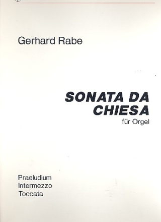 Sonata da chiesa fr Orgel