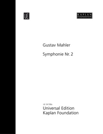 UE34708 Sinfonie c-Moll Nr.2 fr Soli, gem Chor und Orchester Partitur und Textband
