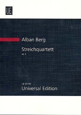 Streichquartett op.3 Studienpartitur