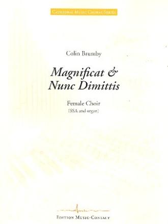 Magnificat  un  Nunc dimittis fr Frauenchor und Orgel Partitur