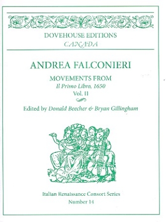 Movements from Il primo libro vol.2 for consort ensemble score and parts