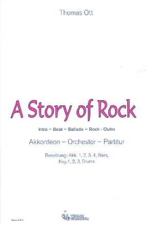 A Story of Rock fr Akkordeonorchester Partitur