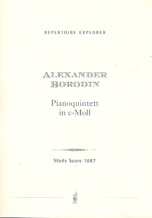 Quintett c-Moll fr 2 Violinen, Viola, Violoncello und Klavier Studienpartitur