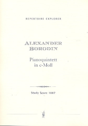 Quintett c-Moll fr 2 Violinen, Viola, Violoncello und Klavier Studienpartitur