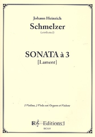 Sonata  3 for violin, 2 viols, organ and violone and organ score and parts (organ not realized)