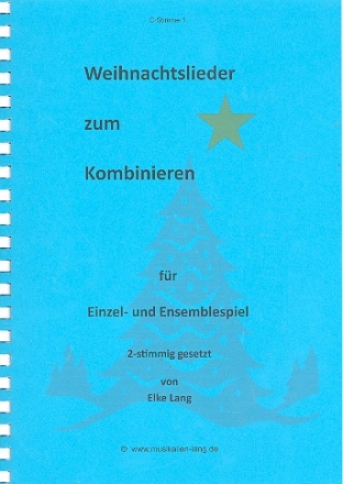 Weihnachtslieder fr 2 Instrumente 1. Stimme in C (Flte)