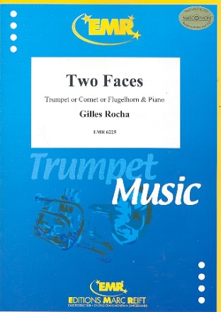 2 Faces for trumpet (cornet/flugelhorn) and piano