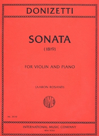 Sonata for violin and piano