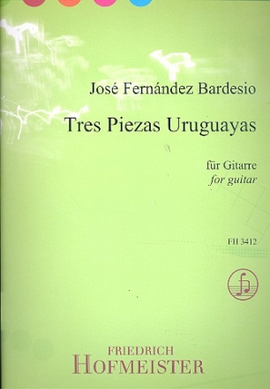 3 Piezas Urugayas fr Gitarre