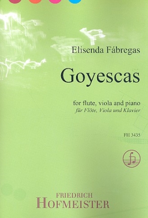 Goyescas  fr Flte, Viola und Klavier Partitur und Stimmen