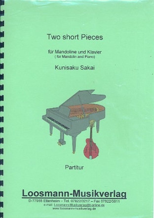 2 short Pieces fr Mandoline und Klavier