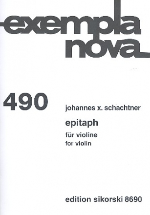 Epitaph VI fr Violine
