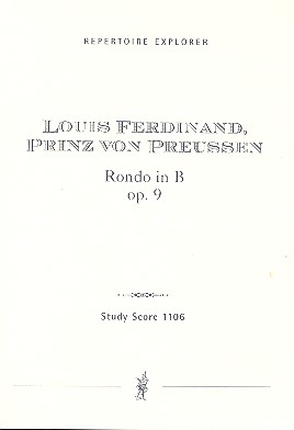 Rondo B-Dur op.9 fr Klavier und 8 Instrumente Studienpartitur