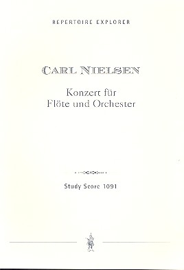 Konzert fr Flte und Orchester Studienpartitur