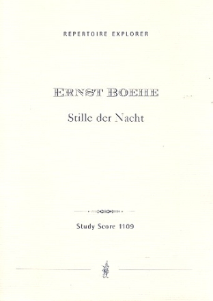 Stille der Nacht fr Gesang und Orchester Studienpartitur