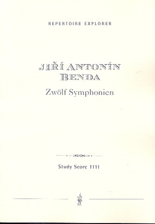 12 Sinfonien fr Orchester Studienpartitur