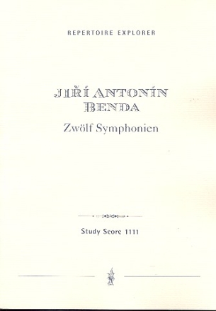 12 Sinfonien fr Orchester Studienpartitur