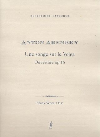 Ouvertre zu Une songe sur le Volga op.16 fr Orchester Studienpartitur