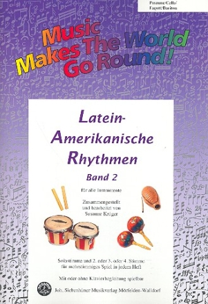 Lateinamerikanische Rhythmen Band 2 fr flexibles Ensemble Posaune/Violoncello/Fagott/Bariton