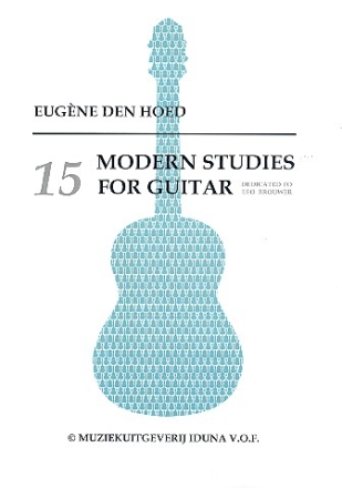 15 modern Studies for guitar