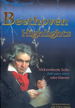 Beethoven Highlights fr Akkordeon (MII oder MIII) oder Klavier
