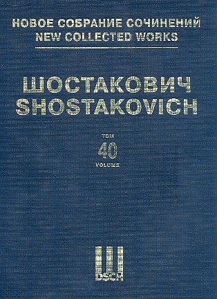 New collected Works vol.40 Piano Concerto no.2 op.102 score