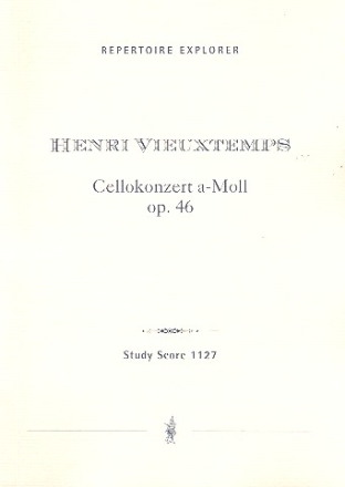 Konzert a-moll op.46 fr Violoncello und Orchester Studienpartitur