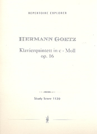 Klavierquintett c-moll op.16 Studienpartitur