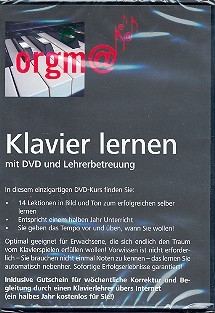 Klavier lernen mit DVD und Lehrerbetreuung