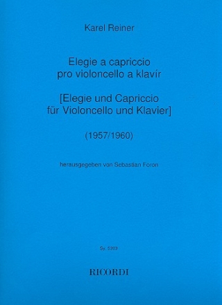 Elegie und Capriccio fr Violoncello und Klavier