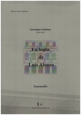 La Boda de Luis Alonso for orchestra score and parts