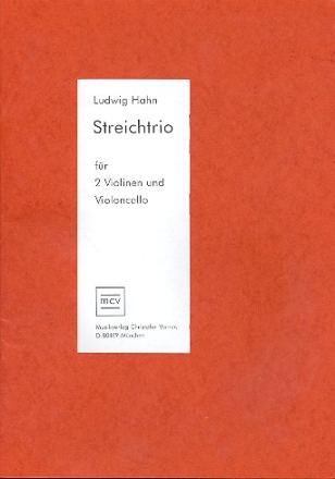 Streichtrio fr 2 Violinen und Violoncello Partitur und Stimmen