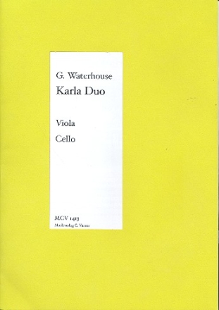 Karla Duo fr Viola und Violoncello 2 Spielpartituren