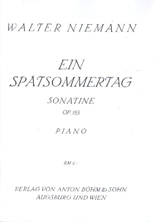 Ein Sptsommertag op.155 fr Klavier