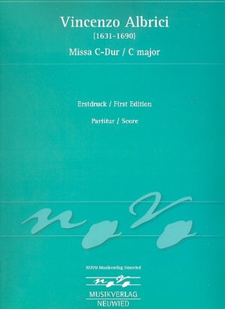 Missa C-Dur für gem Chor (5 Stimmen) und Orchester Partitur