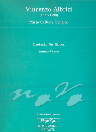 Missa C-Dur fr gem Chor (5 Stimmen) und Orchester Partitur