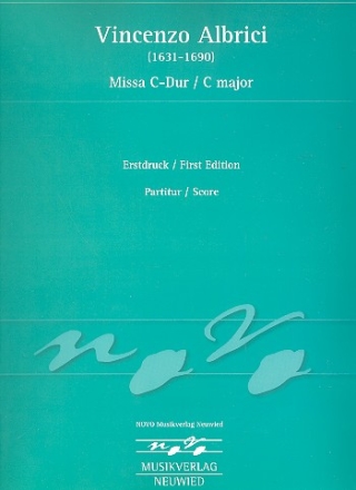 Missa C-Dur fr gem Chor (5 Stimmen) und Orchester Partitur