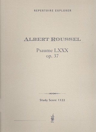 Psalm 80 op.37 fr Tenor, gem Chor und Orchester Studienpartitur