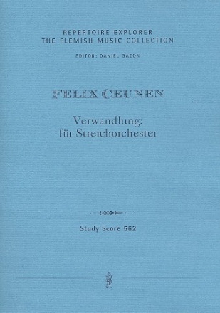 Verwandlung fr Streichorchester Studienpartitur