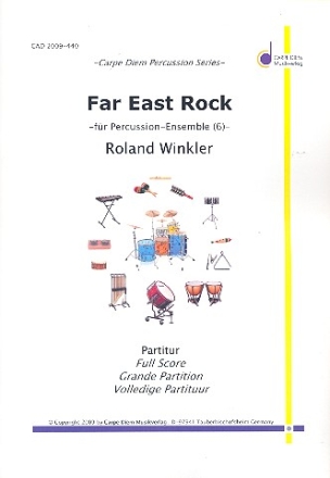 Far East Rock fr Fingercymbals (Cowbell), 3 Congas, 3 Templeblocks, Drumset, Triangle und Sleighbells (Tamb)