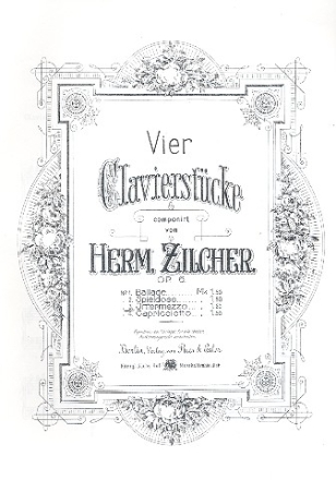 Intermezzo op.6,3 fr Klavier Verlagskopie