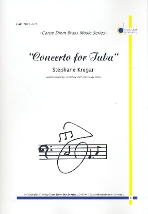 Concerto for Tuba  for tuba and piano (drums ad lib) score and parts