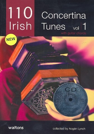 110 Irish Button Concertina Tunes vol.1 (+CD): for concertina