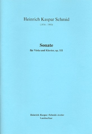 Sonate F-Dur op.111 fr Viola und Klavier Archivkopie