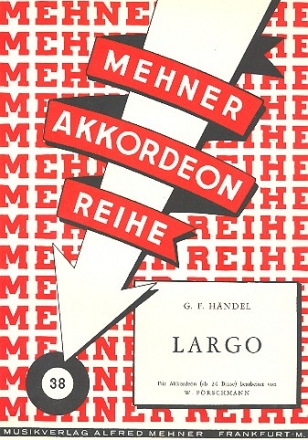 Largo aus Xerxes fr Akkordeon