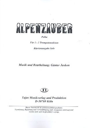 Alpenzauber fr 1-3 Trompeten und Klavier